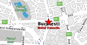 Map of Hotel VENEZIA